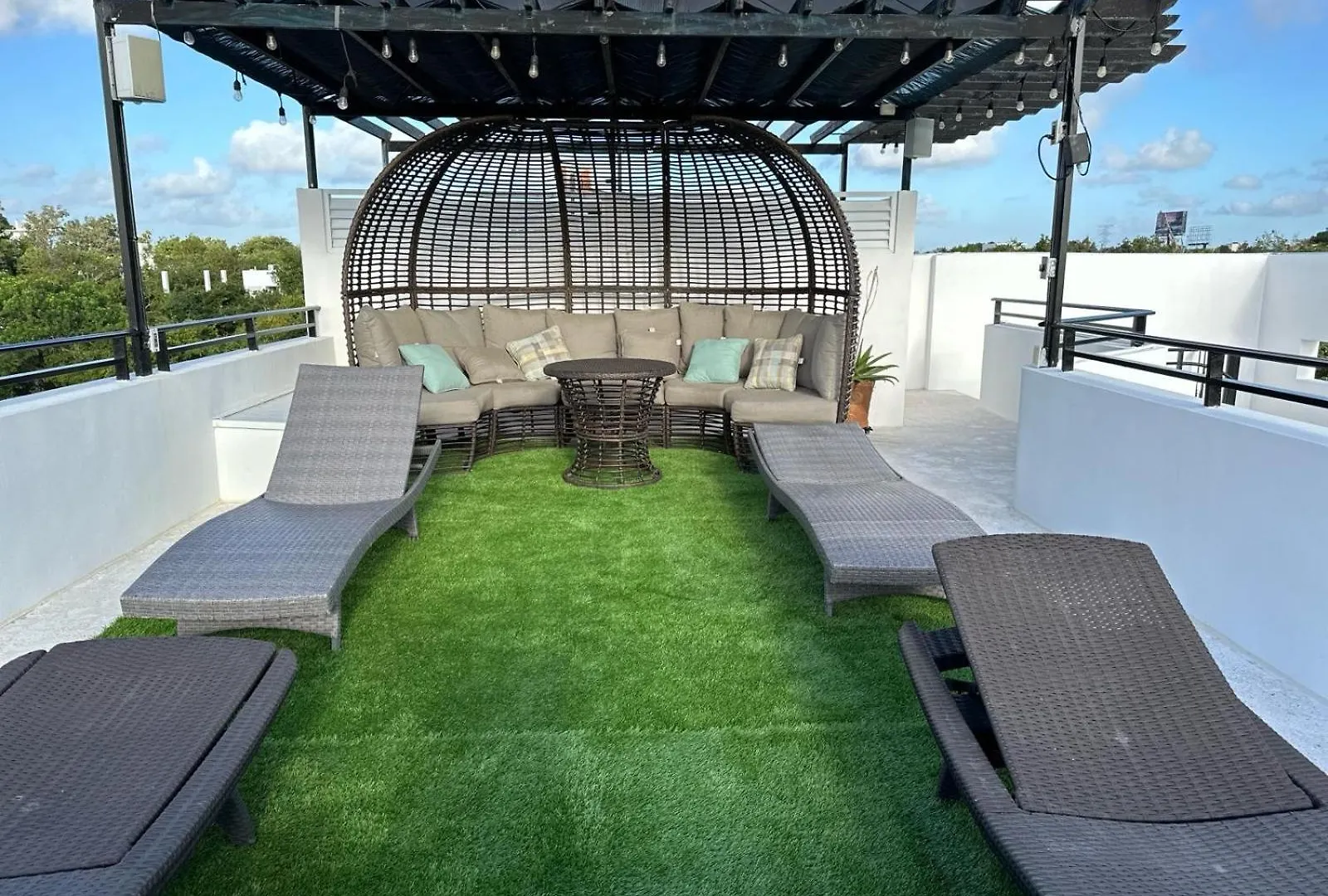 Home In Puerto Morelos 5Bd 7Br Roof Toop Pool