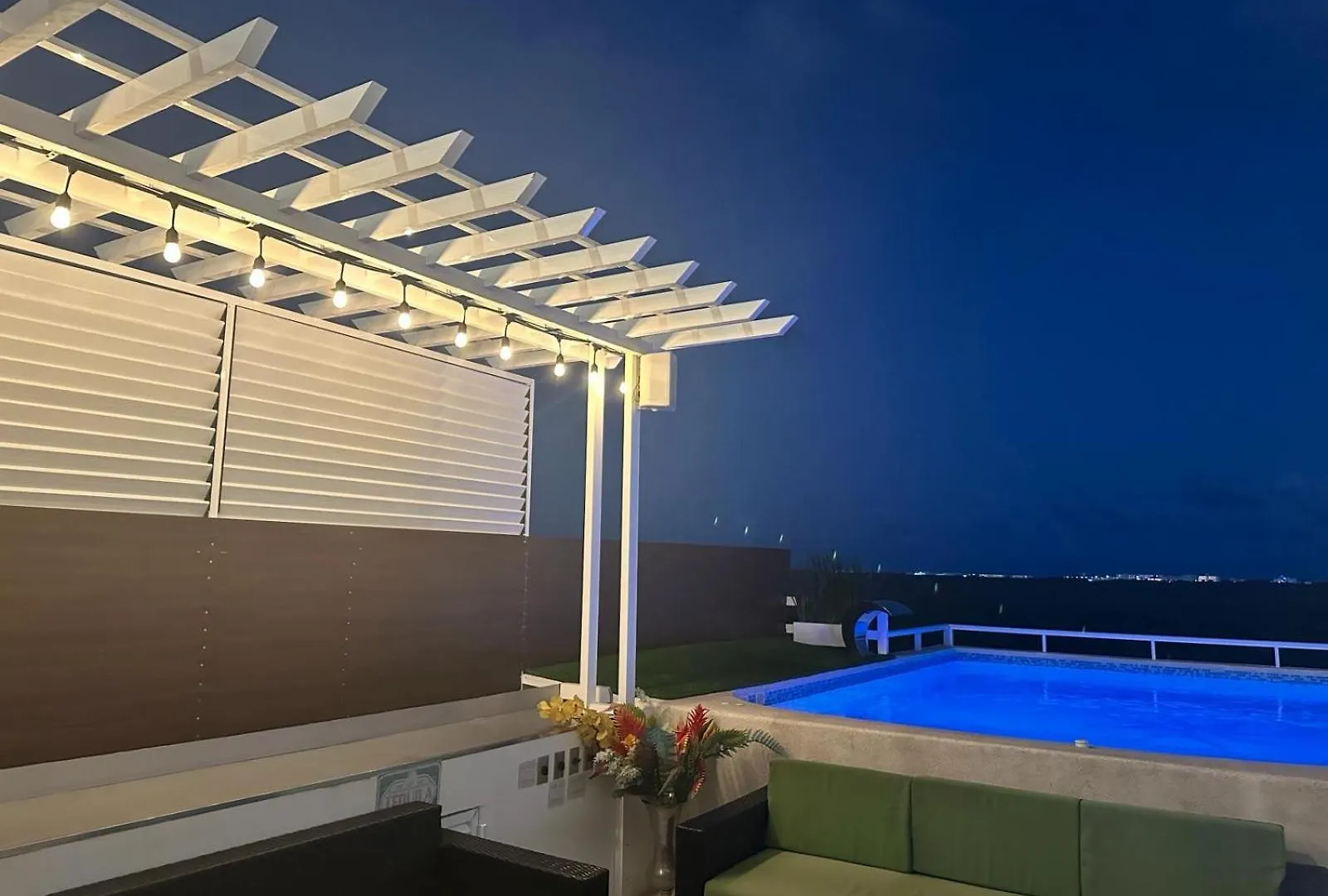 Home In Puerto Morelos 5Bd 7Br Roof Toop Pool 0*,